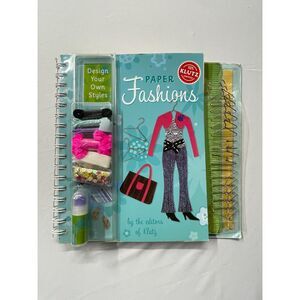 Klutz Paper Fashions Kit Complete Sealed Accessories Craft Book 2006